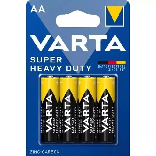 باتری قلمی چهارتایی وارتا VARTA Heavy Duty 