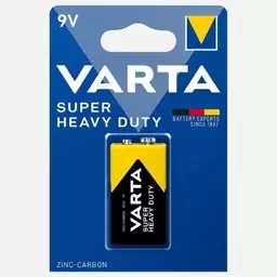 باتری کتابی 9 ولت وارتا VARTA Heavy Duty 9v