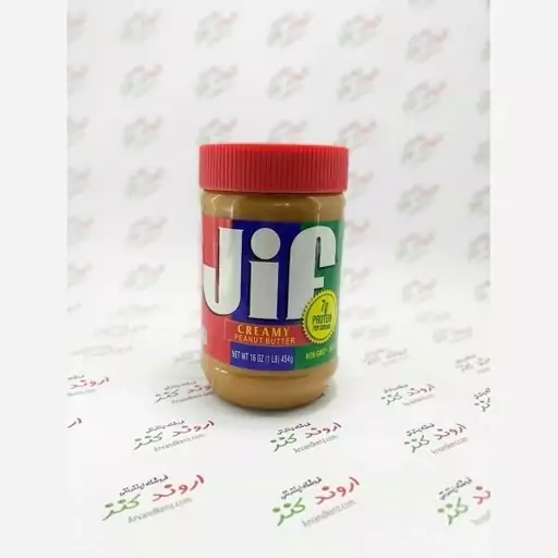 کره بادام زمینی جیف jif مدل creamy