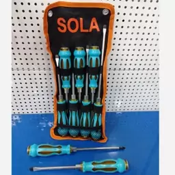 ست 7 عددی پیچ گوشتی ضربه خور Sola