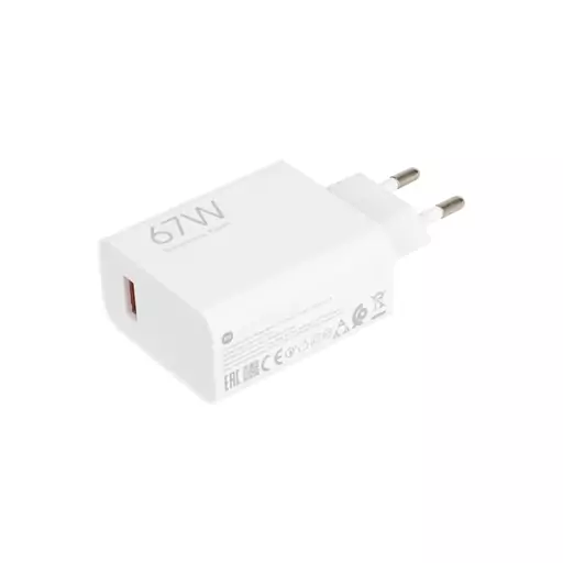 شارژر دیواری 67W فست تک پورت Xiaomi مدل MDY-12-ES به همراه کابل شارژ Type-C