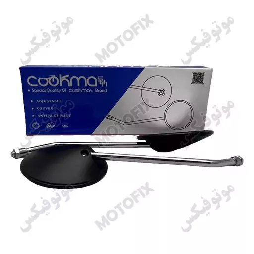 بسته 10 عددی آینه گرد موتور سیکلت هوندا 125 برند کوکما(COOKMA)