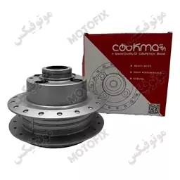 بسته 5عددی توپی عقب موتور سیکلت سی جی ال (CGL) مشکی و نقره برند کوکما (COOKMA)