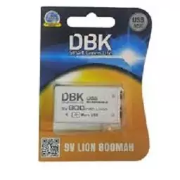 باتری 9 ولت کتابی شارژی لیتیومی 800 میلی آمپر 6F22 DBK