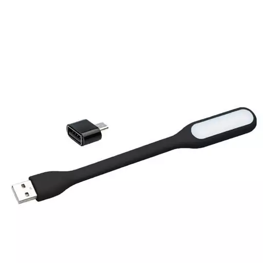 چراغ LED یو اس بی مدل b12 به همراه مبدل microUSB