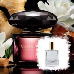 عطر  ورساچه کریستال نویر  50 میل با کیفیت عالی مناسب خانم ها  عطر گرم و تلخ ورساچه مشکی با ماندگاری بالا  عطر  جیبی