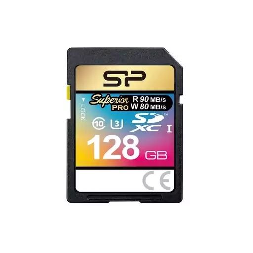 کارت حافظه SD سیلیکون پاور مدل Superior Pro SDXC UHS-I   ظرفیت 128 گیگابایت