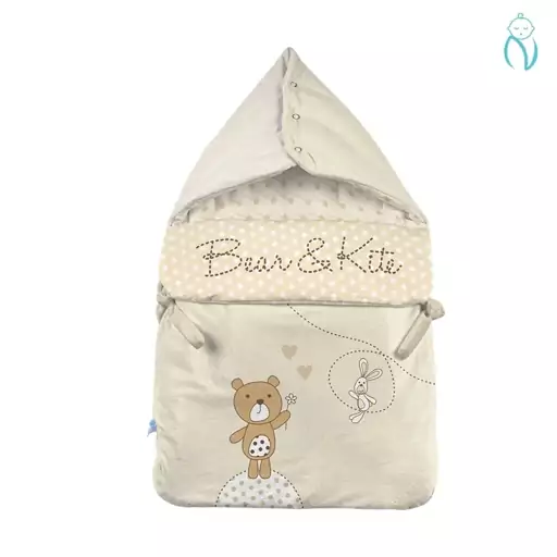 قنداق فرنگی زیپ دار رزبرن bear kite