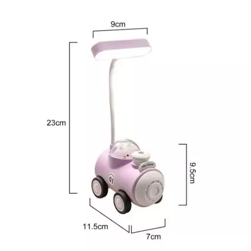 چراغ مطالعه تراشدار دو حالته مدل قطار