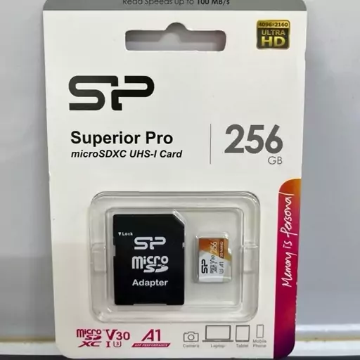 کارت حافظه microSDXC سیلیکون پاور مدل Superior Pro256