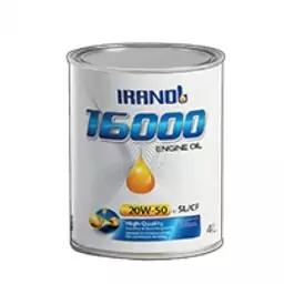 روغن موتور ایرانول 16000 20W50 API SL 4Lit 