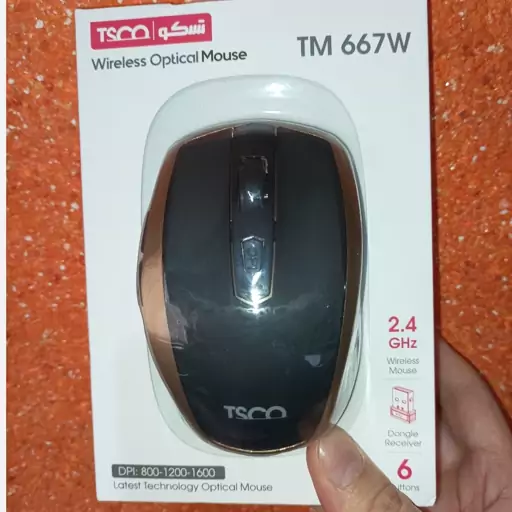 ماوس بیسیم تسکو مدل TM  667W