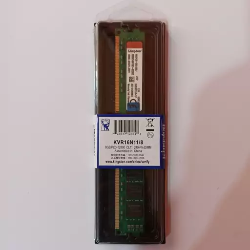 رم 8  گیگ کامپیوتر مدل کینگستون DDR3 