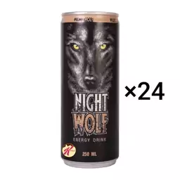 نوشیدنی انرژی زا نایت ولف باکس 24 عددی night wolf

