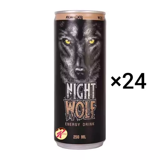 نوشیدنی انرژی زا نایت ولف باکس 24 عددی night wolf

