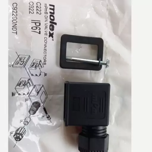 سوکت شیر برقی مولکس Molex mPm DIN Valve Connectors