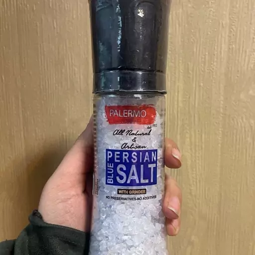 نمک آبی ایران قوطی آسیابدار  300 گرم Blue Salt (Iran)