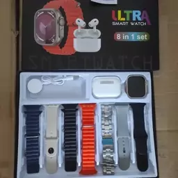 ساعت هوشمند جدید tk13 ultra2 به همراه ایرپاد و 7 بند اضافه