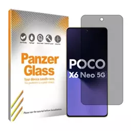 گلس موبایل شیائومی Poco X6 Neo حریم شخصی هیدروژلی نشکن و مقاوم برند پنزرگلس