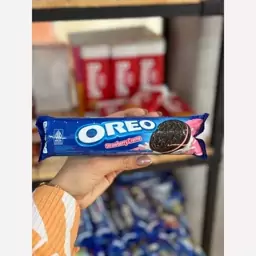 بسکوییت اورئو oreoبا طعم توت فرنگی 120 گرم