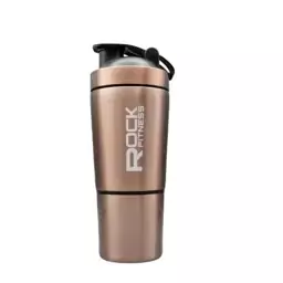 شیکر استیل ROCK FITNESS ظرفیت 600ML