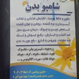 شامپو ویتامینه بدن