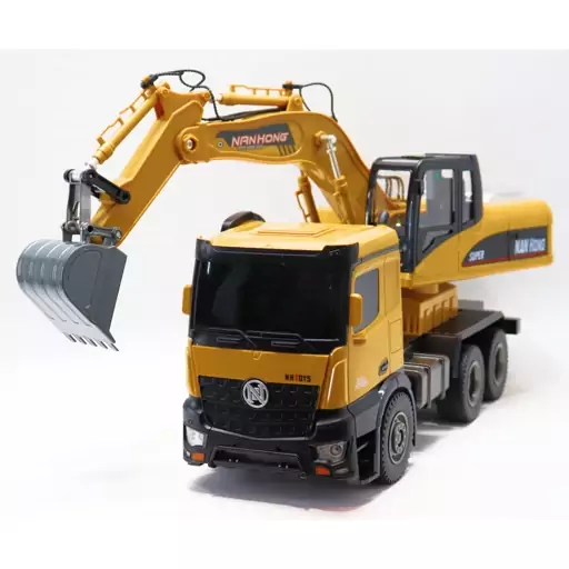 اسباب بازی بیل مکانیکی کنترلی بزرگ مدل EXCAVATOR LOADER NAN HONG 9916