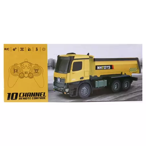 اسباب بازی کامیون کمپرسی کنترلی بزرگ مدل REMOTE CONTROL DUMPING TRUCK NAN HONG 9912