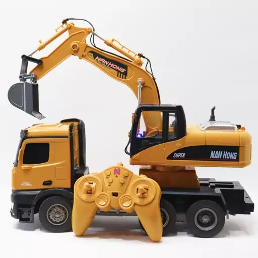 اسباب بازی بیل مکانیکی کنترلی بزرگ مدل EXCAVATOR LOADER NAN HONG 9916