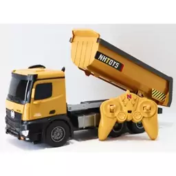 اسباب بازی کامیون کمپرسی کنترلی بزرگ مدل REMOTE CONTROL DUMPING TRUCK NAN HONG 9912