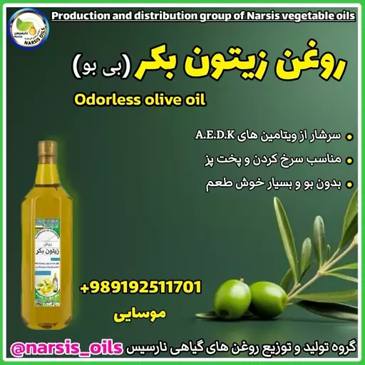 روغن زیتون بی بو