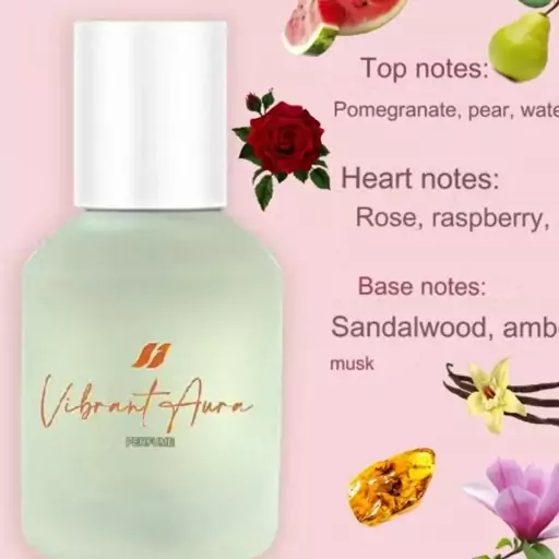 عطر دخترانه ویبراتور اورا  vibrant  Aura از برند فارماسی ترکیه عطر گرم و گلی و خوشبو 