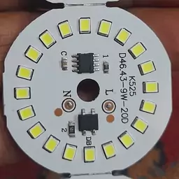 برد dob صفحه لامپ  لامپ فوق کم مصرف ال ای دی 220 ولت برق مستقیم