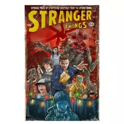 پوستر هفال مدل stranger things