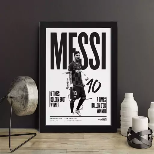 تابلو مدل Leo Messi مسی کدQ4826