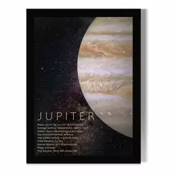 تابلو مدل دیواری طرح سیاره مشتری Jupiter کد FD060