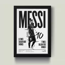 تابلو مدل Leo Messi مسی کدQ4826