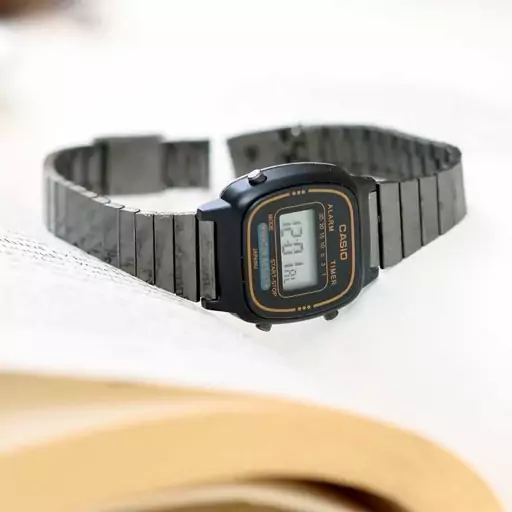 ساعت مچی کاسیو نوستالژی ضدآب زنانه Casio کیفیت بالا رنگ ثابت ساعت دخترانه ساعت زنونه ساعت دیجیتالی دخترونه بند ضدحساسیت 