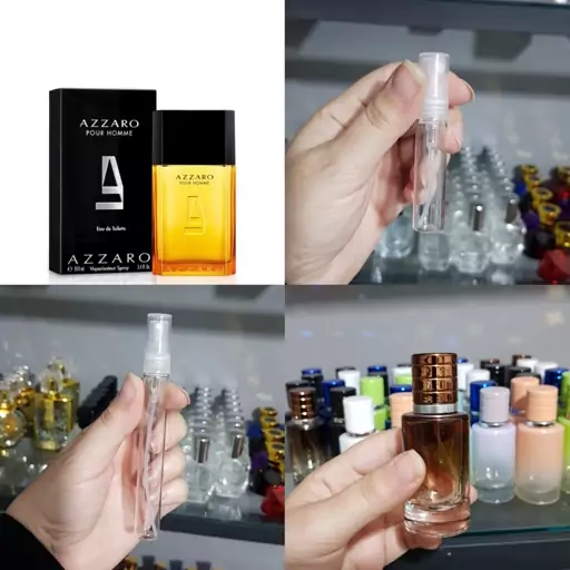 عطر مردانه آزارو پور هوم 5 و 10 و 20 میل azzaro pour homme