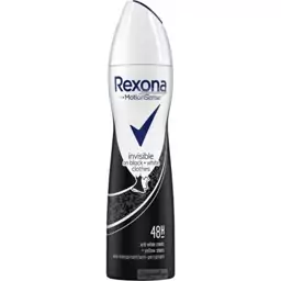 اسپری رکسونا ایتالیایی اورجینالrexona  invisible black and white 200 حجم 200 میلی لیتر مناسب بانوان 