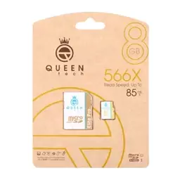 کارت حافظه Queen 8GB MicroSD Class10 U1 85MB/s گارانتی مادام العمر 