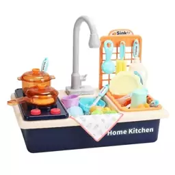 اسباب بازی سینک ظرفشویی به همراه اجاق گاز HOME KITCHEN