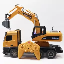 اسباب بازی بیل مکانیکی کنترلی بزرگ مقیاس 14-1 مدل EXCAVATOR LOADER NAN HONG 9916