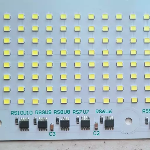 چیپ ال ای دی100 وات ماژول دی او بی پرژکتوری بلالی220 ولت رنگ مهتابی   chip led cob 50w ly 220v 