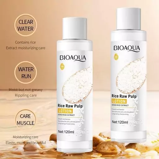 لوسیون پوست برنج بیواکوا BIOAQUA