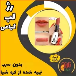 رژلب گیاهی کد m15بدون سرب کاملا گیاهی تهیه شده از کره شیا غرفه بهار نارنج  مشهد