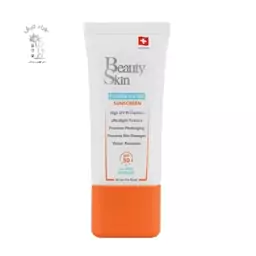 کرم ضد آفتاب بی رنگ (مدل فیوژن بر پایه آب) فاقد چربی SPF50 بیوتی اسکین 50 میل