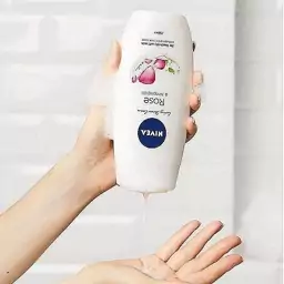 شامپو بدن کرمی نیوا NIVEA مدل ROSE  ALMOND OIL حجم250ml اصل آلمان