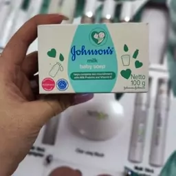 صابون کودک جانسون Johnsons مدل Milk وزن 100 گرم