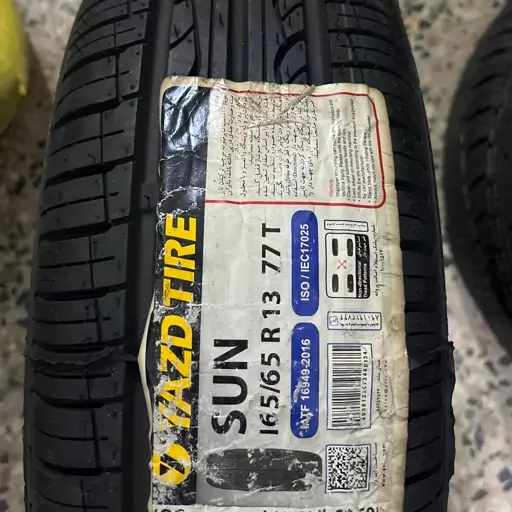 لاستیک یزد تایر 165/65R 13 گل sun